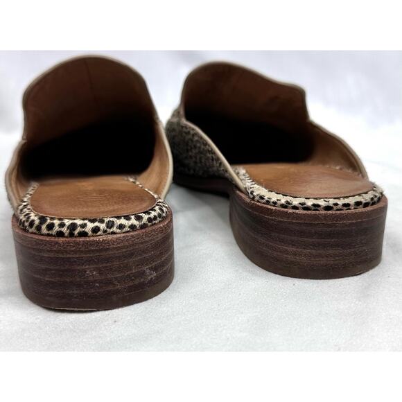 Madewell The Frances Loafer Mule in Spotted Calf Hair Women’s Size 6 - Picture 7 of 10